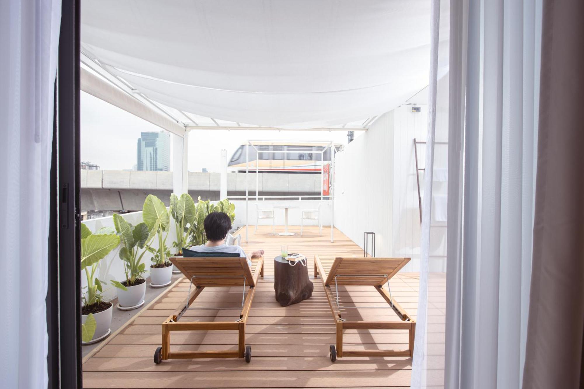 The Lair Bangkok - 3Mins Walk To Icon Siam Apartamento Exterior foto